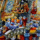 Holy Cats Plate by Bill Bell - Hand Painted Fairy Cat Scenes Inside a Castle