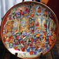 Holy Cats Plate by Bill Bell - Hand Painted Fairy Cat Scenes Inside a Castle