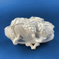 White Porcelain Cupid Soap Potpourri Serving Dish. Cupid Playing Flute. Gilman Coll. "Amore", NY. Original. Gift of Love. White Table Decor.