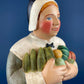 Large Pilgrim Woman Figurine. Our Town Collection by Leo Smith for Dept 56. Hand-Painted Statuette Signed by Artist. Gift for Him or Her.