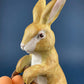 Blow Mold Huge Chocolate Bunny with Egg Basket. Inside/Outside, Easter/Spring, or Every Day Display. Home, Store, Cafe, or Bakery Decor.