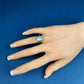 Art Deco 14k Gold 5ct Sky Blue Topaz Ring