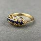 Vintage 14k Gold Sapphire Filigree Ring. Elegant Ring / Gift for Her.