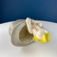 Vintage Blonde Baby Figurine in Top Hat: Royal Crown Planter, Vanity Tray