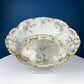 Antique Limoges Trio Tea Set. Floral Motif: Forget-me-nots, Honey Suckle, Roses. Rare Find. French Country Living. Luxurious Dining.