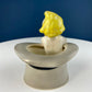 Vintage Blonde Baby Figurine in Top Hat: Royal Crown Planter, Vanity Tray