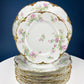 Antique Limoges Trio Tea Set. Floral Motif: Forget-me-nots, Honey Suckle, Roses. Rare Find. French Country Living. Luxurious Dining.