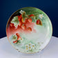 Antique Dessert Plate with Hand-Painted Strawberries. Hutschenreuther Porcelain, 1914. Modern Farmhouse, French Country. Collectible.