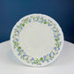 Vintage Shelley Footed Cake Stand. Hand Painted Porcelain Collectible Cake Serving Stand. Blue Bell Motif. Wedding Gift.