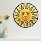 Sun Wall Art Ready to Hang 20" Smiling Yellow Sun Wall Decor