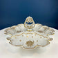 Antique Rosenthal Bowl: White & Gold Porcelain, Scalloped Rim
