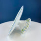Vintage Shelley Footed Cake Stand. Hand Painted Porcelain Collectible Cake Serving Stand. Blue Bell Motif. Wedding Gift.