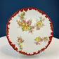 Oval Haviland Limoges Platter with Scalloped Edge. Stunning Porcelain Serving Dish. Wild Roses Motif. French Country. Serviceware.