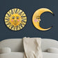 Sun and Moon Set Ready to Hang 20" Wall Art