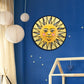 Sun Wall Art Ready to Hang 20" Smiling Yellow Sun Wall Decor