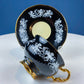 Vintage Elizabethan Fine Bone China Cup and Saucer: Handpainted Cupids