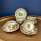 Tiffany and Co. Tea or Coffee Set. Chinoiserie or Asian Hand Painted Motif. Set of 4