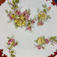 Antique Limoges Plate: Floral Roses, Indian Red Scalloped Rim
