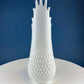 Milk Glass Hobnail Splash Vase. Fenton White Glass Flower Vase with Rims that Looks Like Splash. Collectible Vase. Wedding Gift.