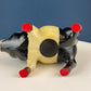 Vintage Cast Iron Piggy Bank. Black/White Metal Pig for Collecting Coins. Collectible Animal Shape Bank. Gift for Kids, Grandkids, Students