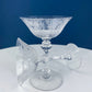 Antique Tiffin Franciscan Champagne Glasses in Cherokee Rose Pattern - Set of 6