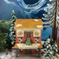 Grand Theater Nutcracker Christmas Village House. Illuminated Holiday Decor. Secular Holiday Decor. Kids Room. Store or Cafe Display.