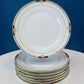 Classic Noritake Vintage Dinnerware. Beechmont Pattern. Small Rose Clusters with Black. Minimal Dining and Serving Set. Wedding Registry.