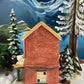 Grand Theater Nutcracker Christmas Village House. Illuminated Holiday Decor. Secular Holiday Decor. Kids Room. Store or Cafe Display.