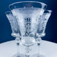 Vintage Etched Poppies Wine/Water Crystal Goblets. Mayfield by Tiffin Franciscan. Set of 7 Stunning Art Nouveau/Art Deco Stemware.