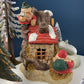 Vintage Illuminated Elf Tree House, Silvestri Christmas Village Accessory