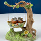 Porcelain Figurine by Marks & Rosenfeld of Little Girl Planting Flowers. Paired with Porcelain Birds in Nest. Gift for Mom, Grandma, Partner