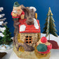 Vintage Illuminated Elf Tree House, Silvestri Christmas Village Accessory
