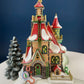 Vintage Illuminated Elf Tree House, Silvestri Christmas Village Accessory