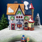 Tassy's Mittens and Hassel's Woolies by Department 56. Illuminated Christmas Village House. North Pole Series.