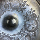 Victorian Silver Plated Fruit Pedestal with Handle. Bridal Basket. Stunning Butterflies & Flowers Relief. Table Holiday Centerpiece.
