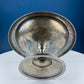 Victorian Silver Plated Fruit Pedestal with Handle. Bridal Basket. Stunning Butterflies & Flowers Relief. Table Holiday Centerpiece.