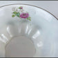 Very Light Weight Porcelain Cup and Saucer. M&K Austria. Delicate Rose Garlands and Scalloped Edges. Heart Shaped Handle. Gift for Her.