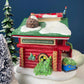 Needle's Tree Farm. Illuminated Porcelain Christmas Village House by Dept. 56. North Pole Series. Magically Detailed Holiday Decor.