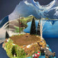 Christmas Village Platform by Department 56. Sounds of the North Woods. Christmas Village Accessories: Platform, 2 Pines, and 2 Naked Trees