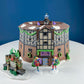 Illuminated Old Golden Globe Theater. Set of 4. Porcelain Christmas Village House by Dept. 56. Dickens' Village Hist. Landmarks Series.