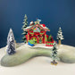 Needle's Tree Farm. Illuminated Porcelain Christmas Village House by Dept. 56. North Pole Series. Magically Detailed Holiday Decor.