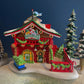 Needle's Tree Farm. Illuminated Porcelain Christmas Village House by Dept. 56. North Pole Series. Magically Detailed Holiday Decor.
