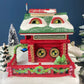 Needle's Tree Farm. Illuminated Porcelain Christmas Village House by Dept. 56. North Pole Series. Magically Detailed Holiday Decor.