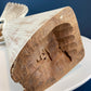 Wooden Hand Carved Angel Figurine. Large Limited Edition, #15, Angel Statue. Stunning Sculpute of Praying Angel. Candle Holder or Art.