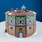 Illuminated Old Golden Globe Theater. Set of 4. Porcelain Christmas Village House by Dept. 56. Dickens' Village Hist. Landmarks Series.