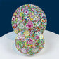 Hand-Painted Floral Porcelain Plate and Bowl Set, Japanese A.C.F.