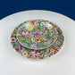 Hand-Painted Floral Porcelain Plate and Bowl Set, Japanese A.C.F.