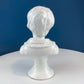 Vintage Napcoware White Porcelain Victorian Children Busts, Set of Two