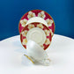 Antique Elgenbein Bavarian Porcelain Cup, Saucer, and Plate, Gold Floral