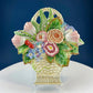 Hand-Painted Floral Porcelain Plate and Bowl Set, Japanese A.C.F.
